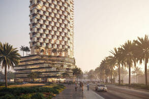 [Translate to ru:] ONE B Tower at Sheikh Zayed Rd exterior